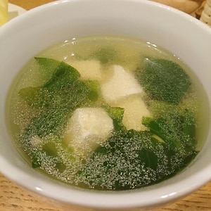 ＊チンゲン菜ときのこの中華スープ＊